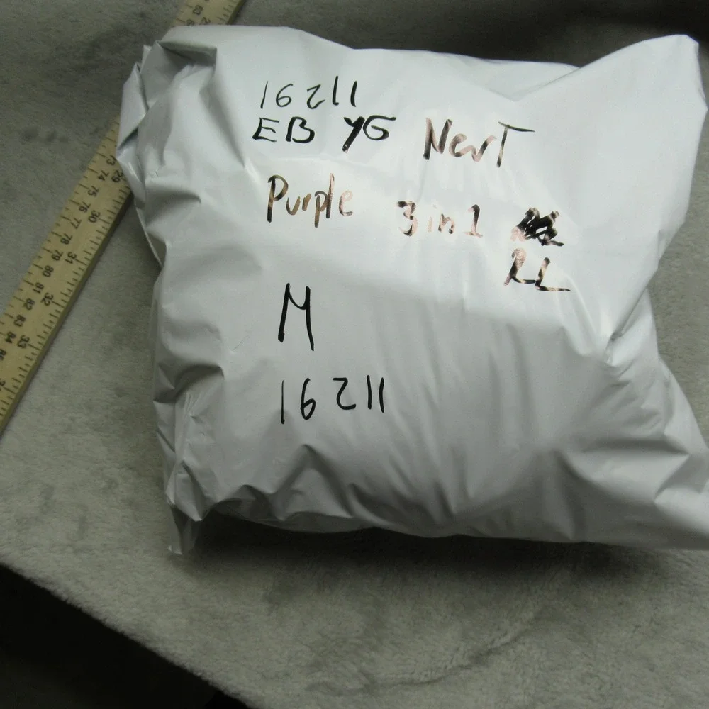 Eddie Bauer Jacket Kids XS 5/6 Purple Hooded Waterproof Removable Liner 3in1 NEW - Picture 14 of 14